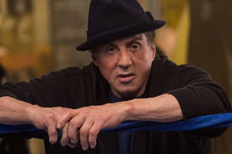 "CREED": (L-r) SYLVESTER STALLONE as Rocky Balboa in "CREED." Photo: Barry Wetcher / Warner Bros. Pictures
