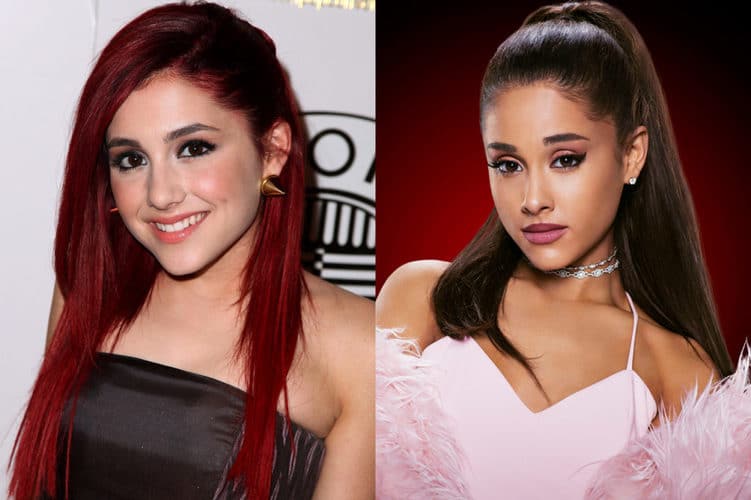 ariana grande antes y ahora