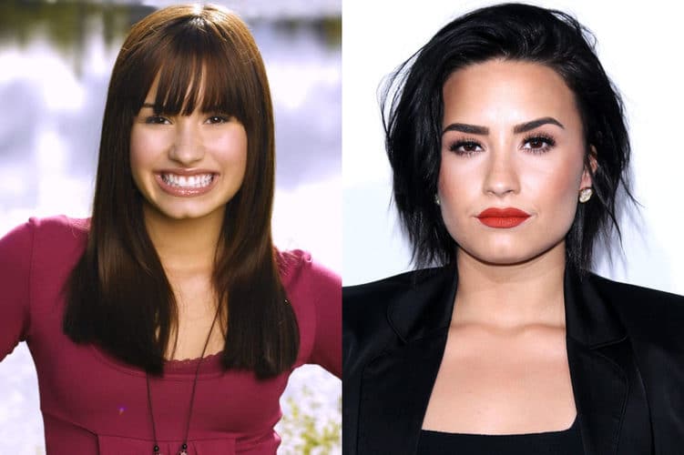 demi lovato antes y ahora