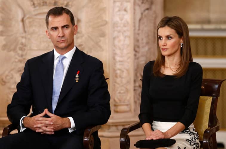 Letizia y Felipe en un evento