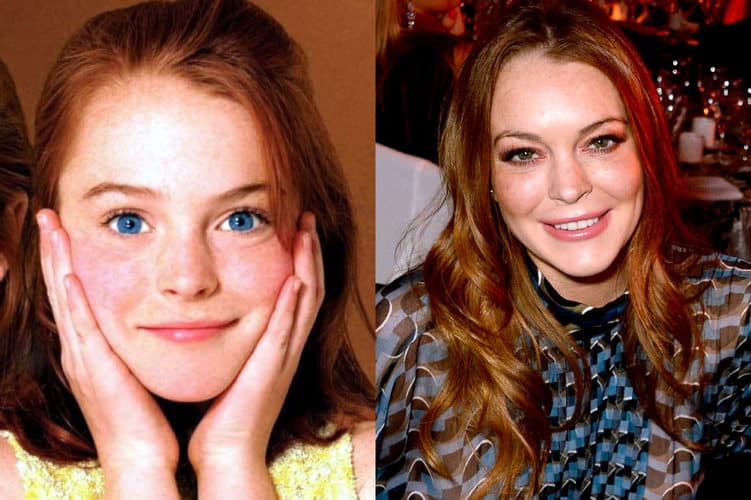 lindsay lohan antes y ahora