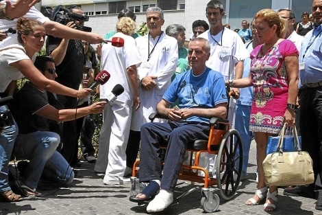 ortega cano en el hospital