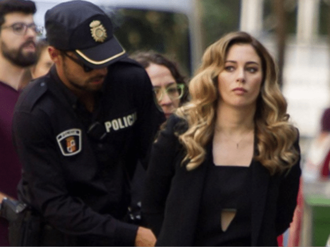 ¿Blanca Suárez detenida? La actriz ha compartido en Instagram un vídeo en el que la arrestan