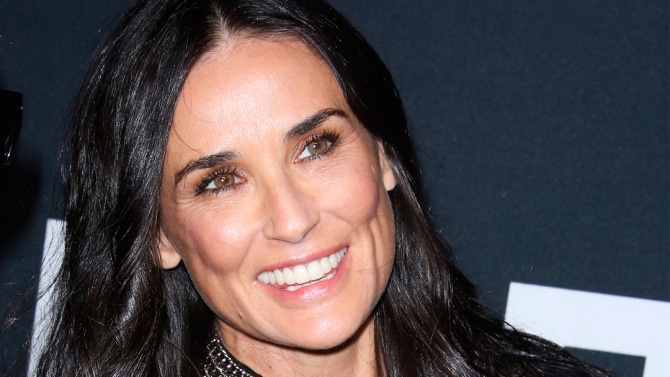 Mandatory Credit: Photo by Matt Baron/BEI/Shutterstock (5585717ag) Demi Moore Saint Laurent at the Palladium, Arrivals, Fall 2016, Los Angeles, America - 10 Feb 2016