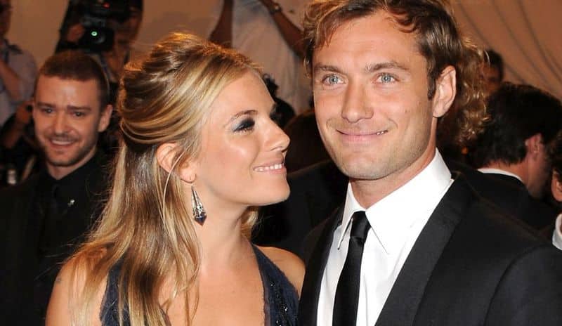 NEW YORK - MAY 03: Actors Sienna Miller and Jude Law attend the Costume Institute Gala Benefit to celebrate the opening of the "American Woman: Fashioning a National Identity" exhibition at The Metropolitan Museum of Art on May 3, 2010 in New York City. (Photo by Larry Busacca/Getty Images)