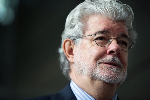 Billionaire George Lucas, filmmaker and founder of Lucasfilm Ltd., speaks during the opening ceremony of the company's Sandcrawler building, home to Lucasfilm's Singapore unit, in Singapore, on Thursday, Jan. 16, 2014. Lucasfilm Singapore, which is working on movies including Transformers 4 and Avengers 2, is expanding as it increases its workforce in the city-state, the only location outside the U.S. where the San Francisco-based company has a regional headquarters, it said. Photographer: Nicky Loh/Bloomberg via Getty Images