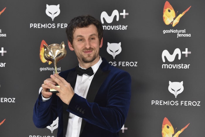 Actor Raul Arevalo during Feroz awards in Madrid Monday, Jan. 23, 2017