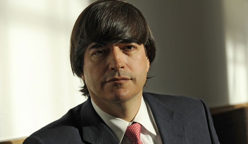 MADRID, SPAIN - APRIL 26: Peruvian writer Jaime Bayly poses for a portrait session at 'Casa de America' (House of America) on April 26, 2012 in Madrid, Spain. (Photo by Quim Llenas/Getty Images)