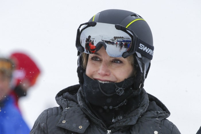 La reina Letizia Ortiz durante unas vacaciones de invierno en la estación de Astún  05/02/2017 Jaca, Huesca