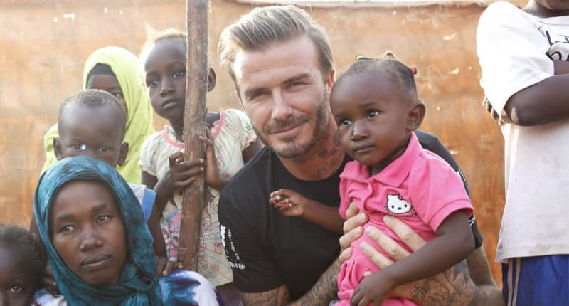 David Beckham hace oídos sordos a toda la polémica que le rodea con UNICEF