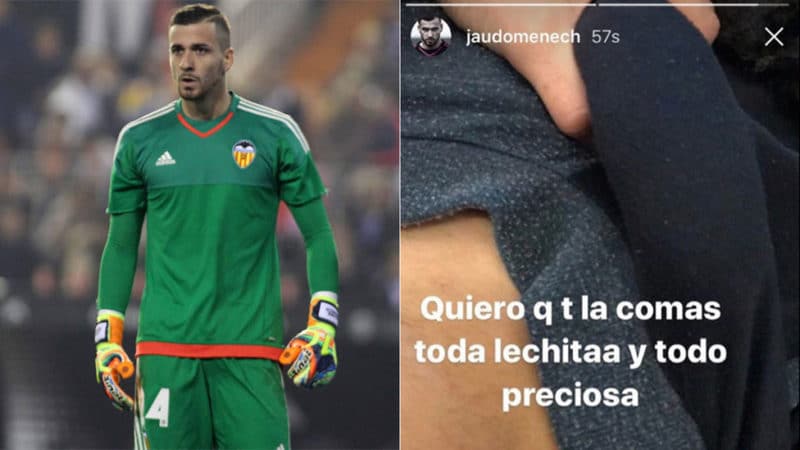 El guapérrimo futbolista Jaume Doménech publica por error una foto muy explícita en su Instagram