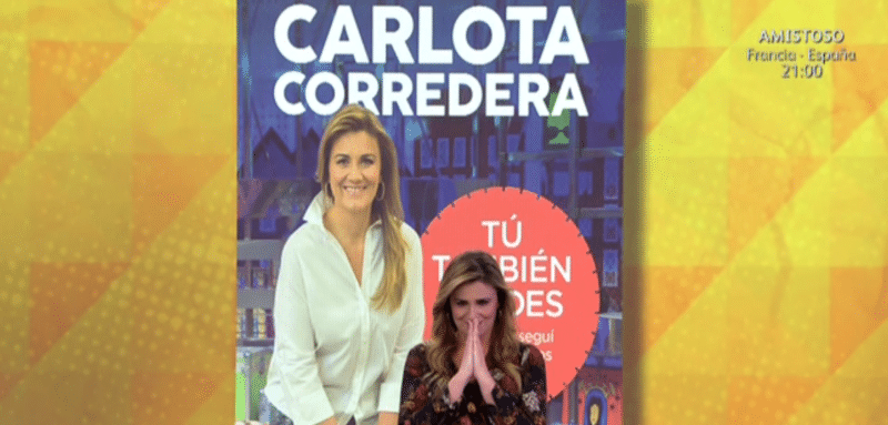 Una emocionada Carlota Corredera anuncia la publicación de su primer libro