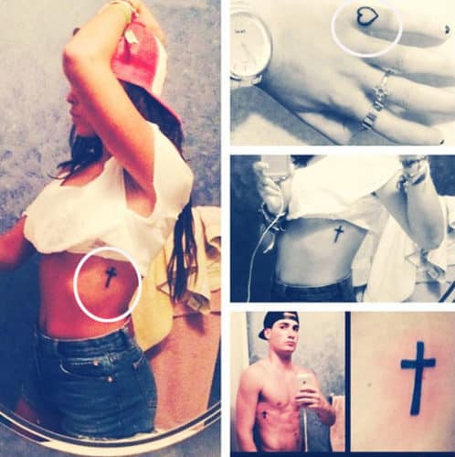 ¡Amor, familia y amigos! Descriframos el significado de los más de 10 tatuajes que Gloria Camila luce en su cuerpo