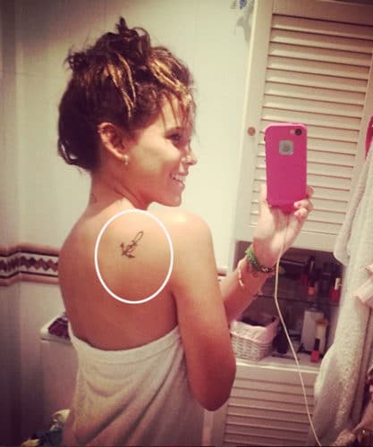 ¡Amor, familia y amigos! Descriframos el significado de los más de 10 tatuajes que Gloria Camila luce en su cuerpo