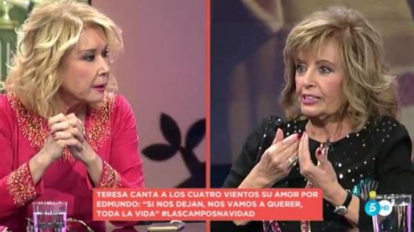 La monumental bronca entre María Teresa Campos y Mila Ximénez por Mercedes Milá acaba como el Rosario de la Aurora