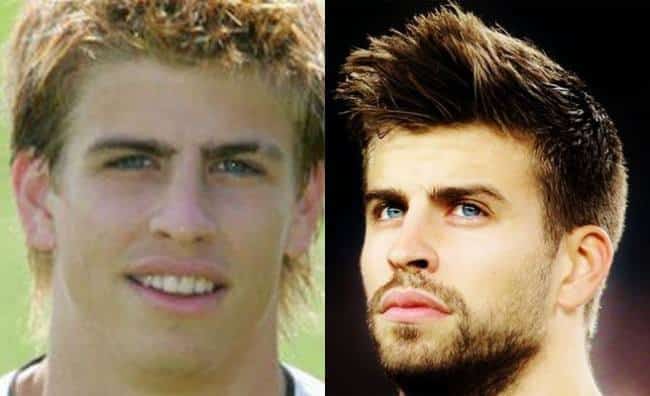 ¡Cómo han cambiado! 'CR7', Sergio Ramos, Piqué, Casillas... El antes y el después de los futbolistas