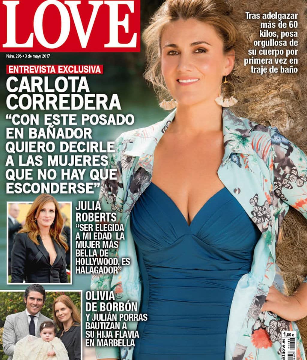 La espectacular portada de Carlota Corredera luciendo cuerpazo en bañador