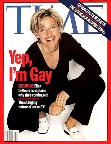Se cumplen 20 años desde que esta famosa presentadora de televisión confesase en portada que es lesbiana