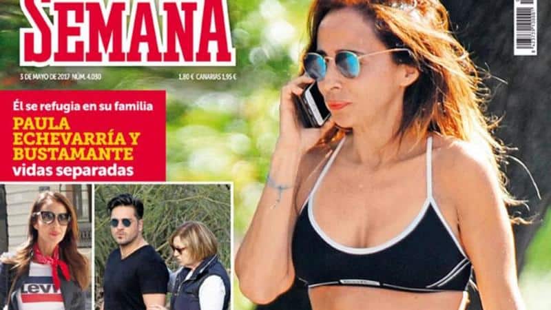 Se publican unas fotografías de María Patiño en bikini y la periodista responde con firmeza y resignación