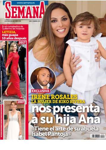 Irene Rosales aprende el 'oficio' de los Pantoja y debuta con su primera portada junto a su hija Ana