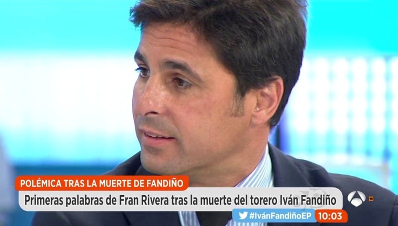 Fran Rivera y Carlos Herrera cargan contra los que aplauden por la muerte de Iván Fandiño
