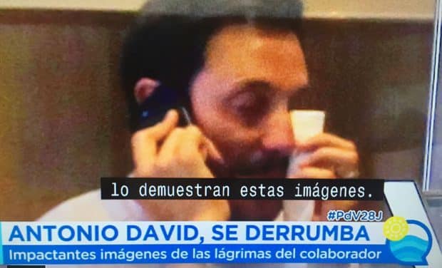 Antonio David Flores atraviesa el infierno y se derrumba llorando amargas lágrimas