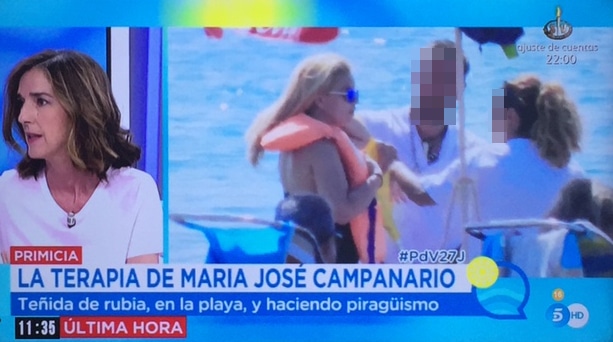 María José Campanario reaparece absolutamente diferente tras su ingreso en el psiquiátrico