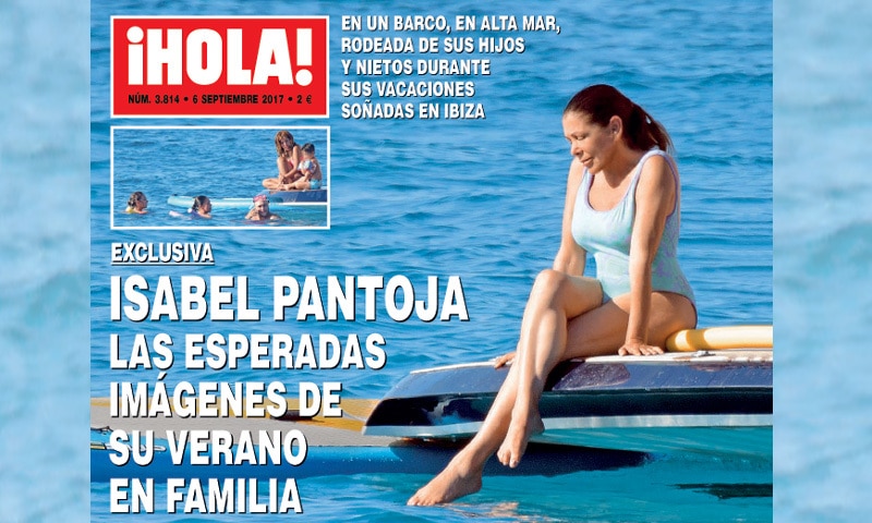 Isabel Pantoja: su primer y espectacular posado-robado tras 17 años de ausencias en alta mar