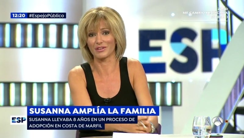 Susanna Griso no puede contener la emoción al hablar del proceso de adopción de su hija