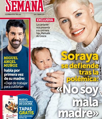 Así fue el emotivo bautizo en familia de Manuela de Gracia, la hija de Soraya Arnelas