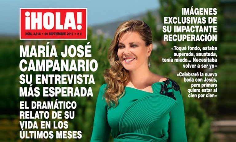 María José Campanario reaparece en la revista ‘¡Hola!’ con sus declaraciones más contundentes