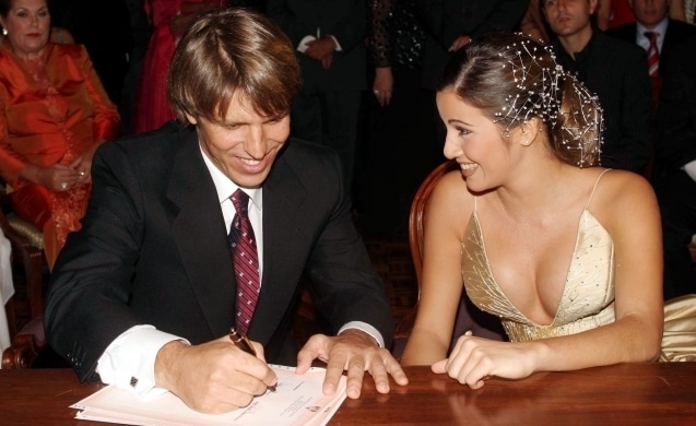 Famosas que arruinaron el día de su boda por vestir trajes imposibles (y muy feos)