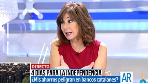 La última polémica de Ana Rosa Quintana con el conflicto catalán