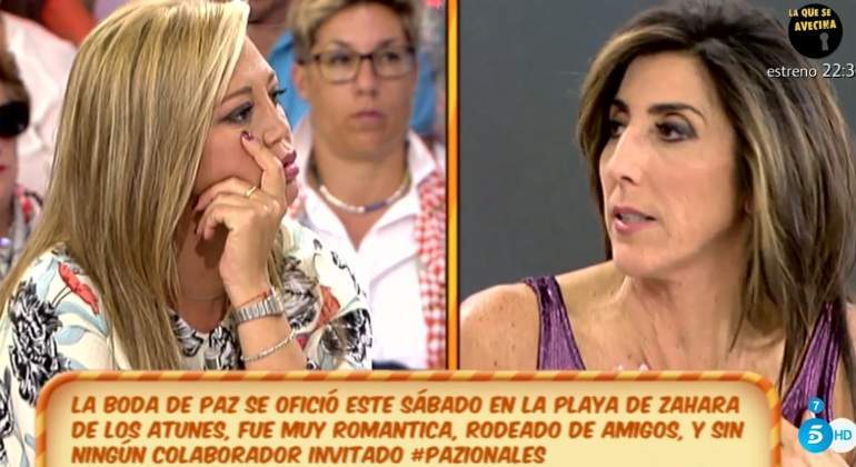 Paz Padilla, al borde de las lágrimas por el último comentario público de Belén Esteban