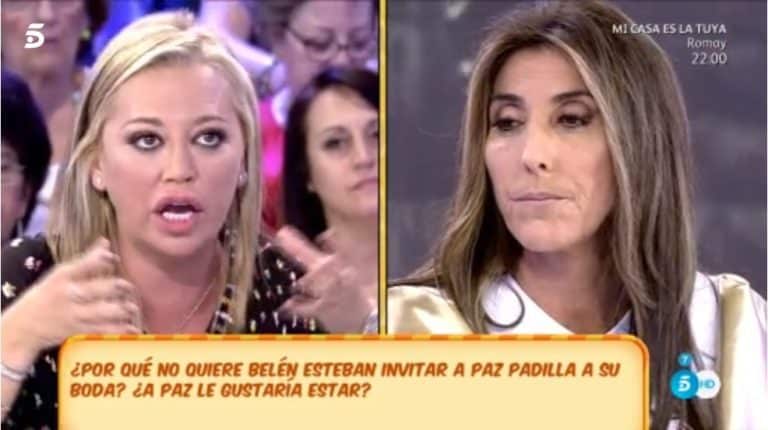 Paz Padilla, al borde de las lágrimas por el último comentario público de Belén Esteban