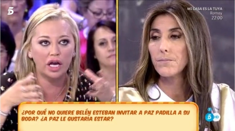 Paz Padilla, al borde de las lágrimas por el último comentario público de Belén Esteban