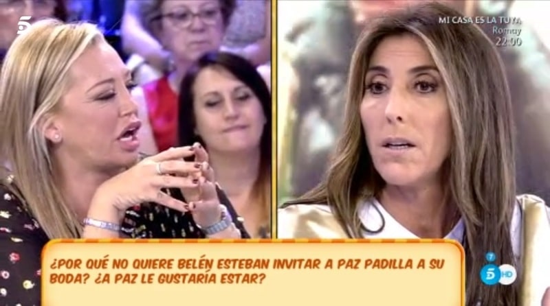 Paz Padilla, al borde de las lágrimas por el último comentario público de Belén Esteban