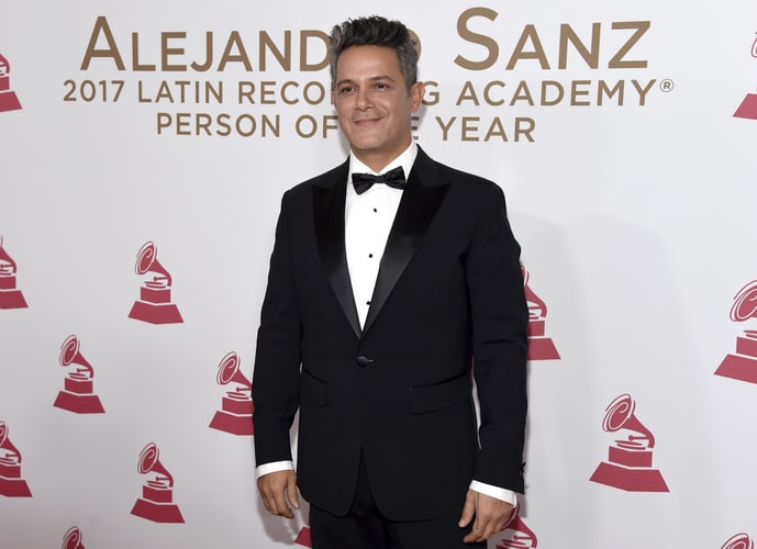 Alejandro Sanz, nombrado Persona del Año 2017 por los premios GRAMMYs Latinos
