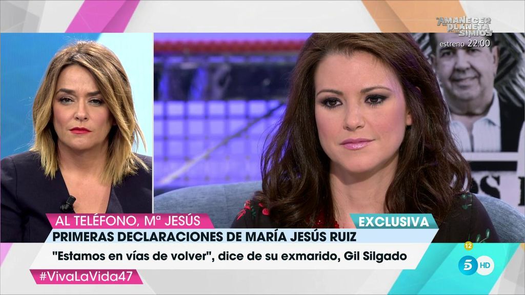 María Jesús Ruiz hace su confesión más sorprendente: "He roto con Julio y he vuelto con Gil Silgado"