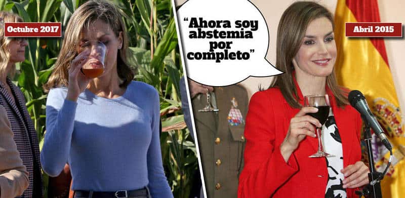 Letizia: estas son las únicas bebidas (con y sin alcohol) que consume la Reina