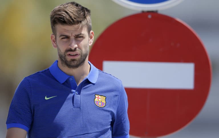 Gerard Piqué se enfada en su viaje a Nueva York y discute en público