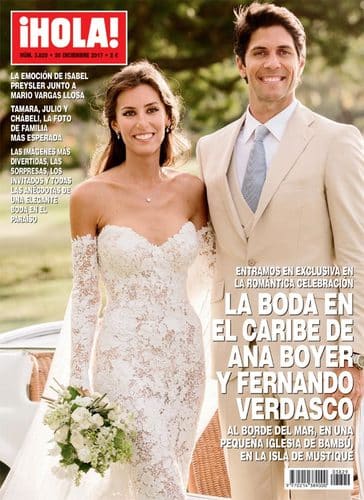 Los primeros (y criticados detalles) del vestido de novia de Ana Boyer