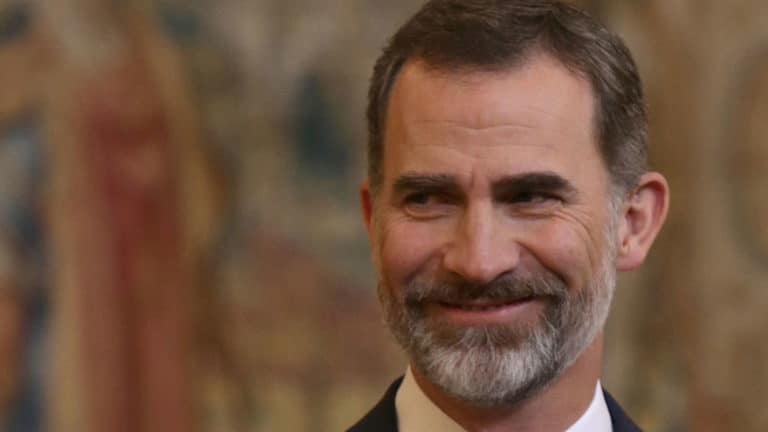 La primera aparición del rey Felipe tras pasar 10 días en cuarentena