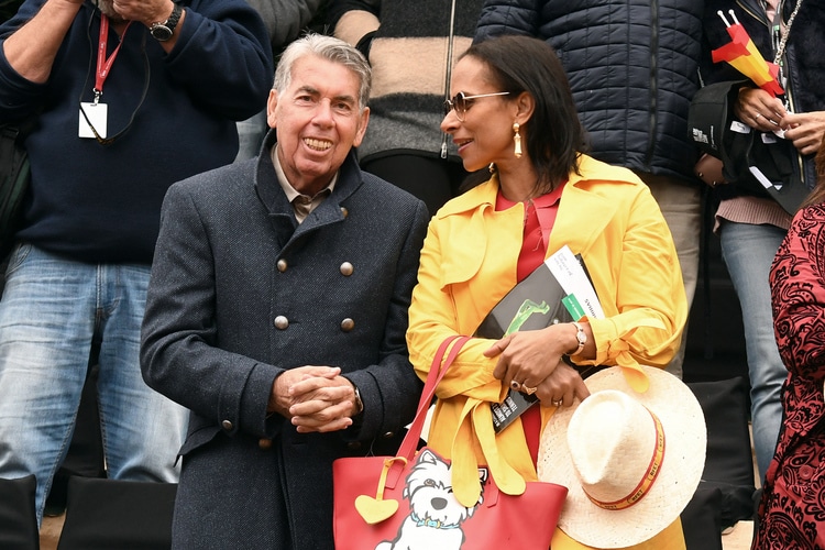 Manolo Santana y claudia rodríguez