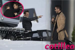 Jon Kortajarena y Miguel Ángel Silvestre, jugueteo y complicidad en la nieve