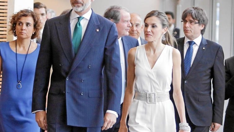 La Reina Letizia, denegada y vetada en la 'república catalana'