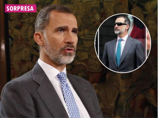 El Rey Felipe VI se divierte solo: las fotografías de su salida sin doña Letizia