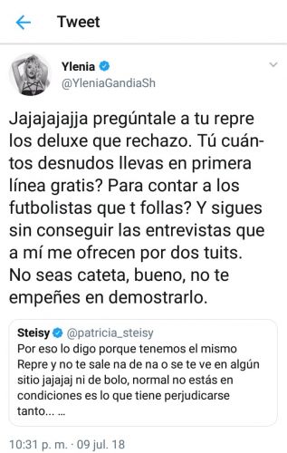 Steisy nos cuenta, en exclusiva, cómo ha sido el enfrentamiento con Ylenia