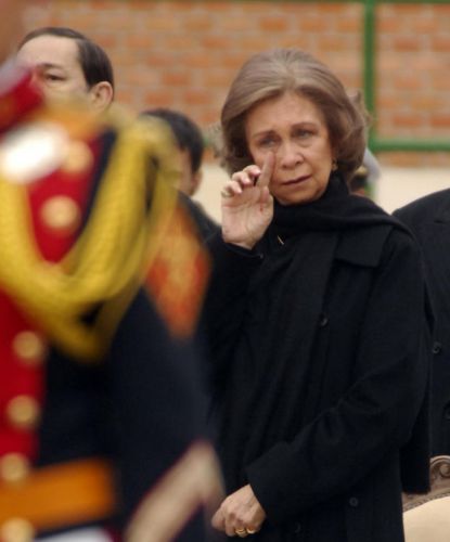 Máxima preocupación por el estado anímico de doña Sofía