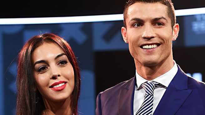 Cristiano Ronaldo en una imagen de archivo con Georgina, su pareja